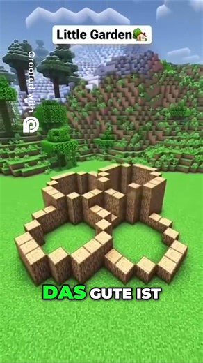 VIRALER MINECRAFT GARTEN auf AnyBlocks.De #shorts #speedbuild #minecraftserver #minecraftbuilding