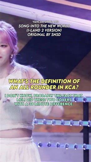 All rounder Meli is back~🫶 Don't mind my editing, it was quite rushed😭 Thanks for 1.8k on Instagram! I got too much confidence for the poll options hehe🤭 Fancam: Leeseo-IVE (Song: Rebel heart) Songs: 다시 만난 세계-SNSD (소녀시대) and Godzilla-Eminem Covered by @itzurpenghoon / MELI Mixing by @itzurpenghoon / MELI Editing by @itzurpenghoon / MELI All rights reserved 🏷: #kpop #kca #songcover #meli #viral