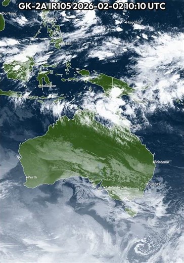 Australia & Oceania 24 Hour Weather | February 03, 2026