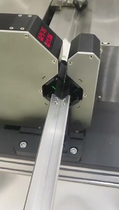 How to measure a guide wire via laser system?