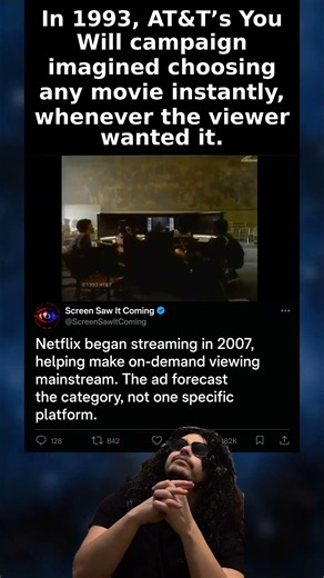 This 1993 Ad Saw Streaming Coming #Streaming #Netflix #FuturePredictions