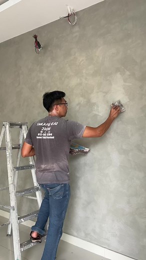 Efek Teksure Dinding Semen yang Menawan