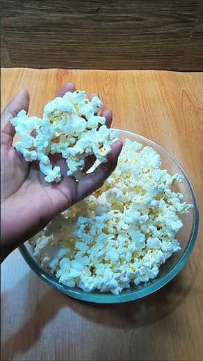 Popcorn with water,zero oil popcorn, salt and pepper popcorn