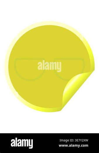 changing color animation of spectacles graphic vector illustration circular sticker Stock Video Footage - Alamy
