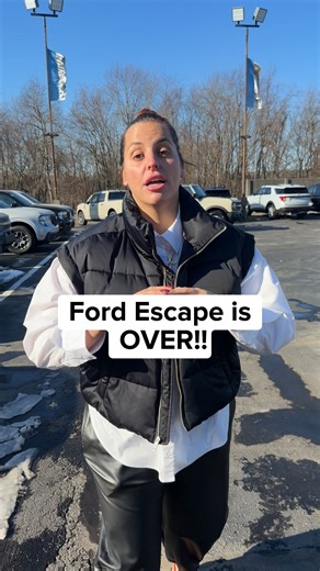 Carissa Luther on Instagram: "Toodaloo, Ford Escape 👋🏻 #fordescape #suvnews #cancellationnews #ford #carindustry"
