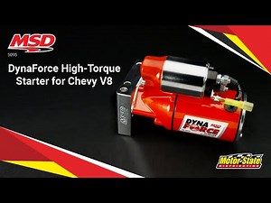 MSD DynaForce Starter: Superior Starting Strength for Chevy Small & Big Block Engines