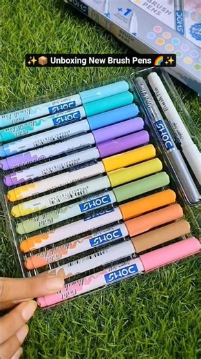 ✨🎨 New Brush Pens 🌈✨ || Link in discription || #domsbrush #artandcraft #diy #handmade #diycrafts