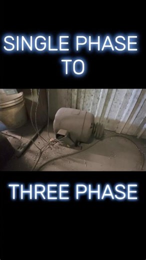 Single Phase to 3 Phase #tips #electrical #machine