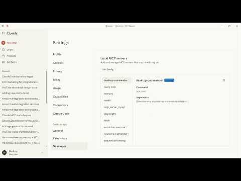 Where can I find the configuration file for mcp Claude Desktop?