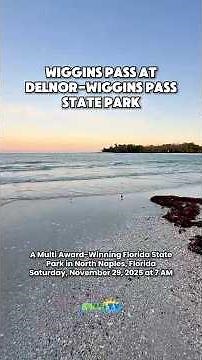 Enjoy this Beautiful Early Saturday Morning Beach Walk at Wiggins Pass in North Naples, Florida