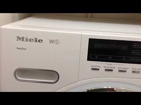 How to use Miele washing machine twindos and your own washing powder（1）
