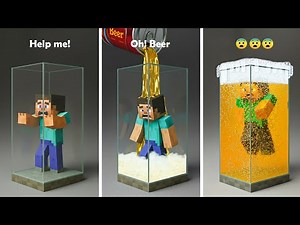 Unbelievably Satisfying Minecraft Physics🔥Relaxing Block Simulations | ZenBlock Craft