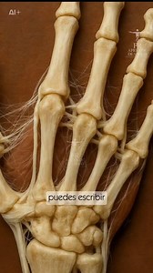 La mano humana tiene 27 huesos, diseñados para darte precisión, fuerza y movimientos finos. En medicina se conoce como una de las estructuras más complejas: carpianos, metacarpianos y falanges trabajan juntos como un engranaje perfecto para cada gesto que haces. #ManoHumana #HuesosDeLaMano #Anatomía #SistemaOsteomuscular | 𝐴𝑝𝑟𝑒𝑛𝑑𝑒 𝑑𝑒 𝑠𝑎𝑙𝑢𝑑 , 𝑙𝑒𝑎𝑟𝑛 𝑎𝑏𝑜𝑢𝑡 ℎ𝑒𝑎𝑙𝑡ℎ