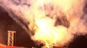 fireworks at the concert