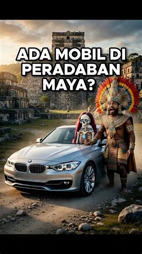 WHAT WOULD A BMW CAR BE IN THE MAYAN CIVILIZATION 😱🦴#uniquefacts #3danimation #skeletongirl #yout...
