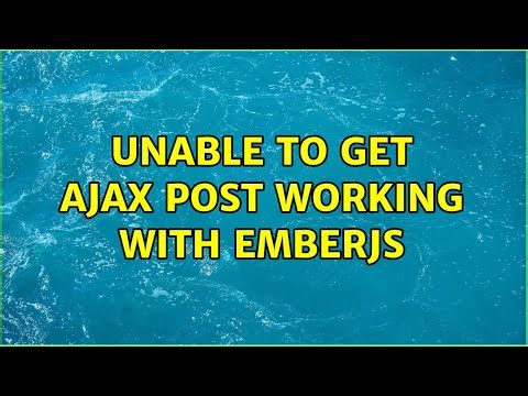 Unable to get Ajax POST working with Emberjs
