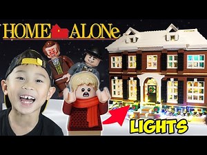 LEGO HOME ALONE Set! Lighting Kit Speed Build!