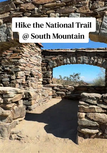 Hiked Mormon Loop ➝ National Trail inside South Mountain Park and Preserve and hit multiple lookout points along the ridgeline with panoramic valley views. 🌵 But the hidden gem? Lost Ranch Ruins, the remains of a 1930s-era ranch with old stone fireplaces and foundation slabs tucked just off the trail. Climbing through rock sections, finding historic ruins, and catching city views all in one loop… Phoenix really has it all. #SouthMountain #arizonacheck #fyp #thingstodoinarizona #explorearizona