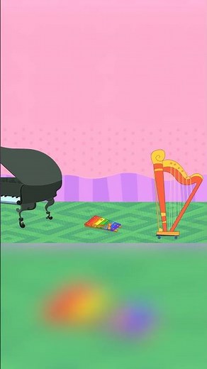 Can you find the Xylophone? | ABC Monsters #shorts