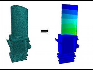 Abaqus Tutorial: Stress Analysis of Gas Turbine Blade Dueto Centrifugal Force #abaqustutorial