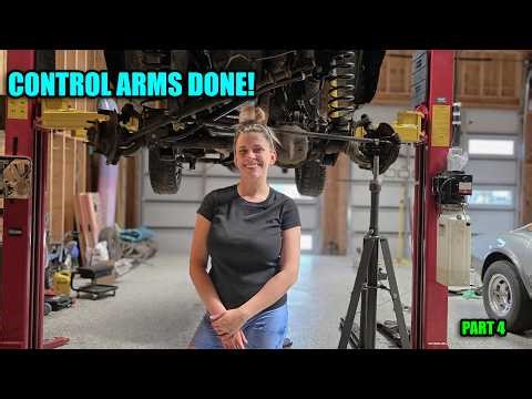 Jeep Lift Kit Install Pt. 4 – Control Arms Installed & Axle Re-Centered!