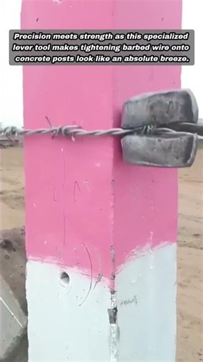 Mastering Barbed Wire Tensioning On Concrete Posts With Ease
