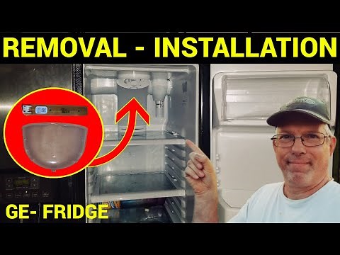 GE Fridge / Light & Cover Removal and Installation