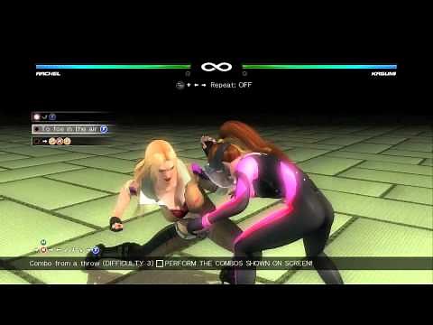 Dead or Alive 5: Last Round - Rachel Combo Challenge [60 FPS]