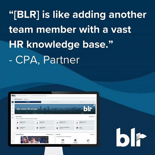 BLR HR and training expertise