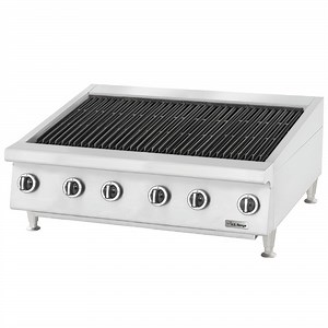 U.S. Range UTBG48-NR48 Liquid Propane 48" Radiant Charbroiler with Fixed Grates - 144,000 BTU