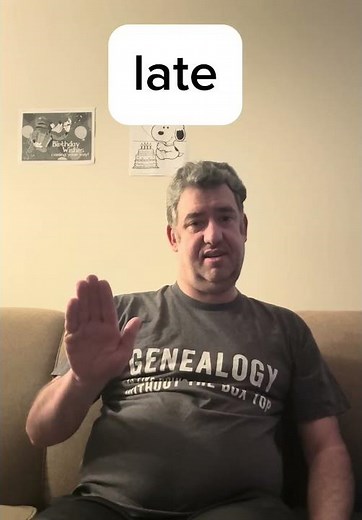 ASL sign for late / Learn ASL