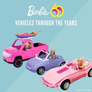 9.3K views · 744 reactions | In 1962, Barbie hit the road in her first car—an orange Austin Healey. Having her own car was a sign of independence and freedom. Since then she has had many vehicles from sporty to sleek, outdoorsy to over-the-top. Check out a few of her favorites from the past six decades. | Barbie | Facebook