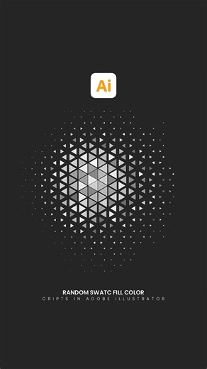 Adobe Illustrator Tips 2026 | Random Swatch fill color script #illustrator2026 #learncreative