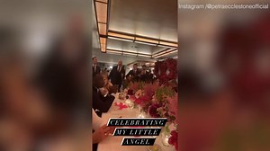 Petra Ecclestone throws daughter Minnie's christening dinner