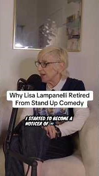 Why Lisa Lampanelli Retired From Stand Up Comedy #iwannabelikeyou #retired #standup #offbroadway