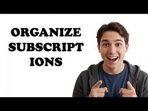 How To Sort YouTube Subscriptions Alphabetically?