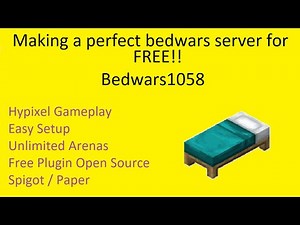 How to Set up a PERFECT Bedwars Server | Bedwas1058 Finally Free | Easy Setup | Hypixel Gameplay