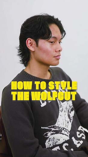 How to style a flowy wolfcut in 5 easy steps #styling #stylingtips #menshair #hairstyle #haircut