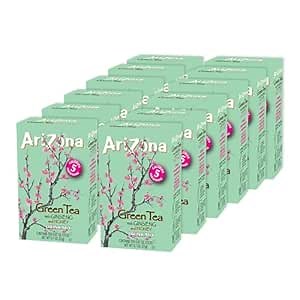 AriZona Green Tea with Ginseng and Honey - On-the-Go Powdered Drink Mix, 0.07oz 120 Count - 10ct Boxes (Pack of 12)