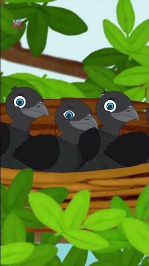 Kaake Kaake Malayalam Rhyme, കാക്കേ കാക്കേ #shorts #malayalamcartoon #babyvideos #crowsong