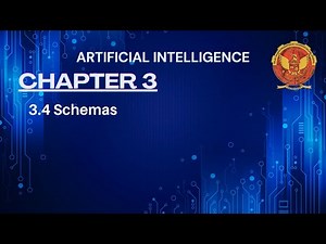 3.4 Schemas | Chapter 3 | IT504 | Artificial Intelligence | RGPV