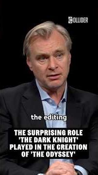 Christopher Nolan Reveals the Role The Dark Knight Played in The Odyssey #christophernolan #imax