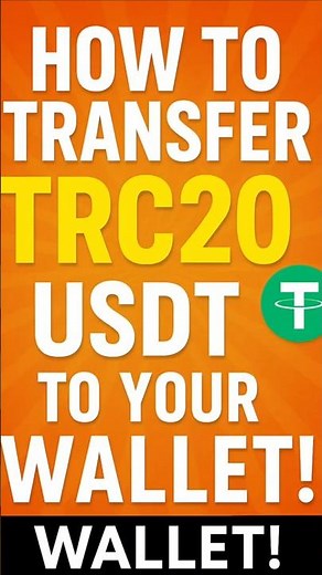 How to Transfer TRC20 USDT to Your Wallet!