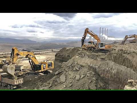 Breaking Hard Ground | Caterpillar 6015B, D9T & Komatsu D275 in Action - Sotiriadis/Labrianidis