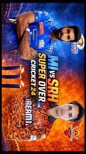 MI VS SRH SUPEROVER #cricket24 #cricket #ipl #viratkohli