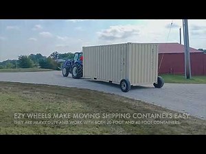 Moving Shipping Containers with EZY Wheels