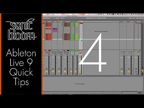 Ableton Live 9 Quick Tips - Save Clips as New Live Set