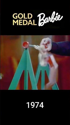Gold Medal Barbie & Olympic Gymnast Set commercial #barbie #commercial #retro #1974 #vintage