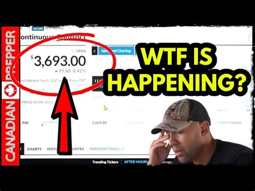 Something Just Broke ⚠️ Gold hit $3700! MAJOR WARNING! | Canadian Prepper VLOG
