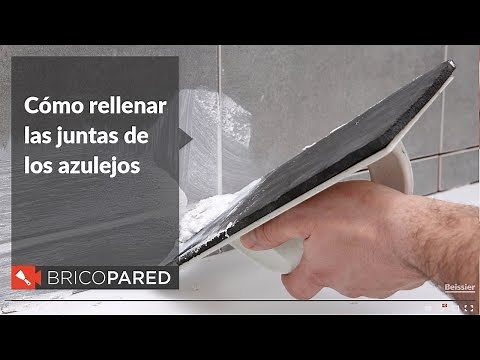 Cómo rellenar las juntas de los azulejos